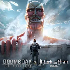 Doomsday x Attack on Titan Logo